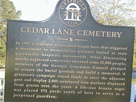 Cedar Lane