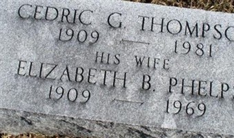 Cedric G Thompson Cedric G Thompson