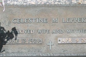 Celestine M. Leppek Celestine M. Leppek