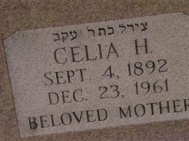 Celia H. Bonder Celia H. Bonder