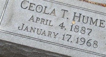 Ceola T Hume Ceola T Hume