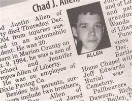 Chad Justin Allen Chad Justin Allen