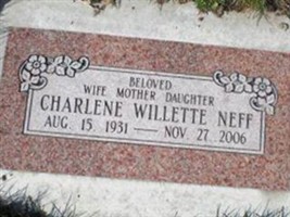 Charlene Willette Eherenfieldt Neff Charlene Willette Eherenfieldt Neff