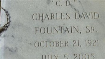 Charles David "C.D." Fountain, Sr