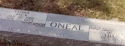 Charles Dow "Jack" Oneal Charles Dow "Jack" Oneal