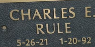 Charles E. Rule