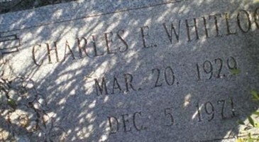 Charles E. Whitlock Charles E. Whitlock
