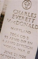 Charles Everett MacDonald Charles Everett MacDonald