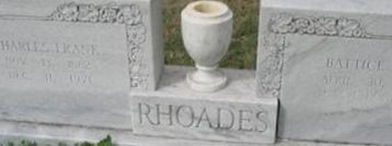 Charles Frank Rhoades Charles Frank Rhoades