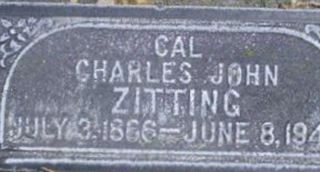 Charles John "Cal" ZITTING Charles John "Cal" ZITTING