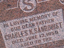 Charles K Sandquist Charles K Sandquist