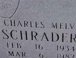 Charles Melvin Schrader Charles Melvin Schrader