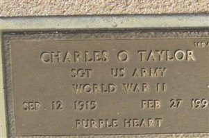 Charles O Taylor Charles O Taylor