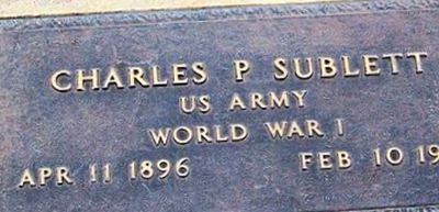Charles P Sublett Charles P Sublett