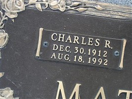Charles R. Matthews Charles R. Matthews