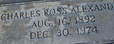 Charles Ross Alexander Charles Ross Alexander