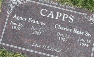 Charles Ross Capps, Sr Charles Ross Capps, Sr
