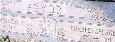 Charles Spurgeon Pryor Charles Spurgeon Pryor