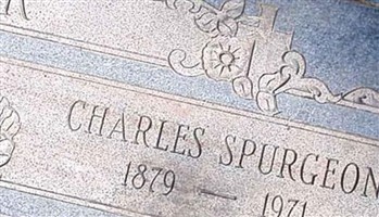 Charles Spurgeon Pryor Charles Spurgeon Pryor