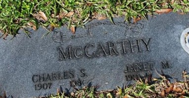 Charles Stephen McCarthy Charles Stephen McCarthy