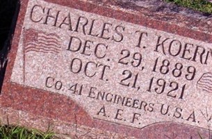 Charles T. Koerner Charles T. Koerner