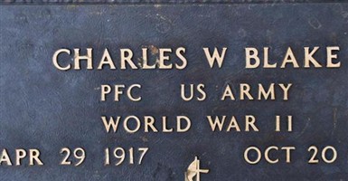 Charles W Blake Charles W Blake