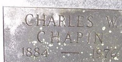 Charles W Chapin Charles W Chapin