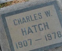 Charles W. Hatch Charles W. Hatch