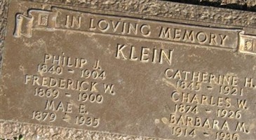 Charles W Klein