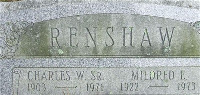 Charles W Renshaw, Sr