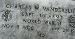 Charles Wilson Vandersluis, Jr Charles Wilson Vandersluis, Jr