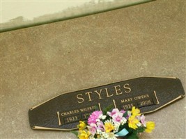 Charles Winfred Styles Charles Winfred Styles