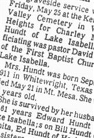 Charley Martha Hundt Charley Martha Hundt