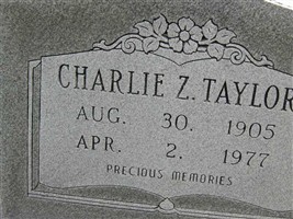 Charlie Z. Taylor Charlie Z. Taylor