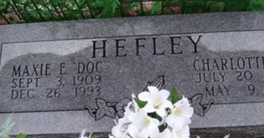 Charlotte Allene "Lottie" Carter Hefley