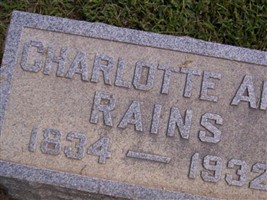 Charlotte Ann Goodwin Rains Charlotte Ann Goodwin Rains