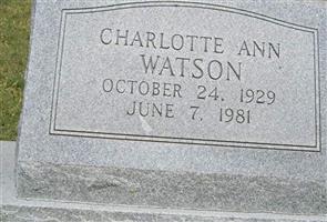 Charlotte Ann Watson