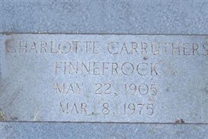 Charlotte Bell Carruthers Finnefrock Charlotte Bell Carruthers Finnefrock