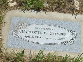 Charlotte D. Cresswell