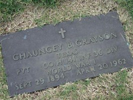 Chauncey B Grayson Chauncey B Grayson