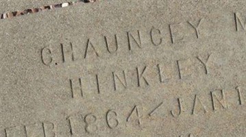 Chauncey M Hinkley Chauncey M Hinkley