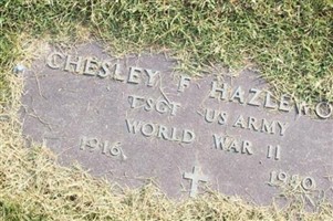 Chesley F Hazlewood Chesley F Hazlewood