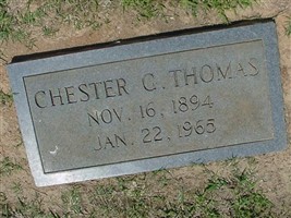 Chester Gordon "Ches" Thomas Chester Gordon "Ches" Thomas