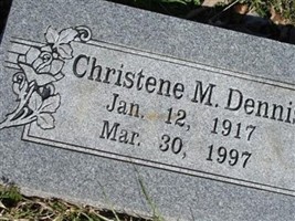 Christene M. Dennis Christene M. Dennis