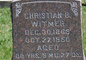 Christian B Witmer