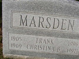 Christina B Marsden