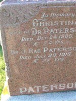 Christina McPhail Paterson Christina McPhail Paterson