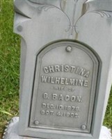Christina Wilhelmine Bacon Christina Wilhelmine Bacon