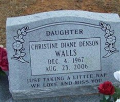 Christine Diane Denson Walls Christine Diane Denson Walls