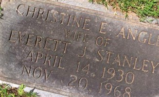 Christine E. Angle Stanley Christine E. Angle Stanley